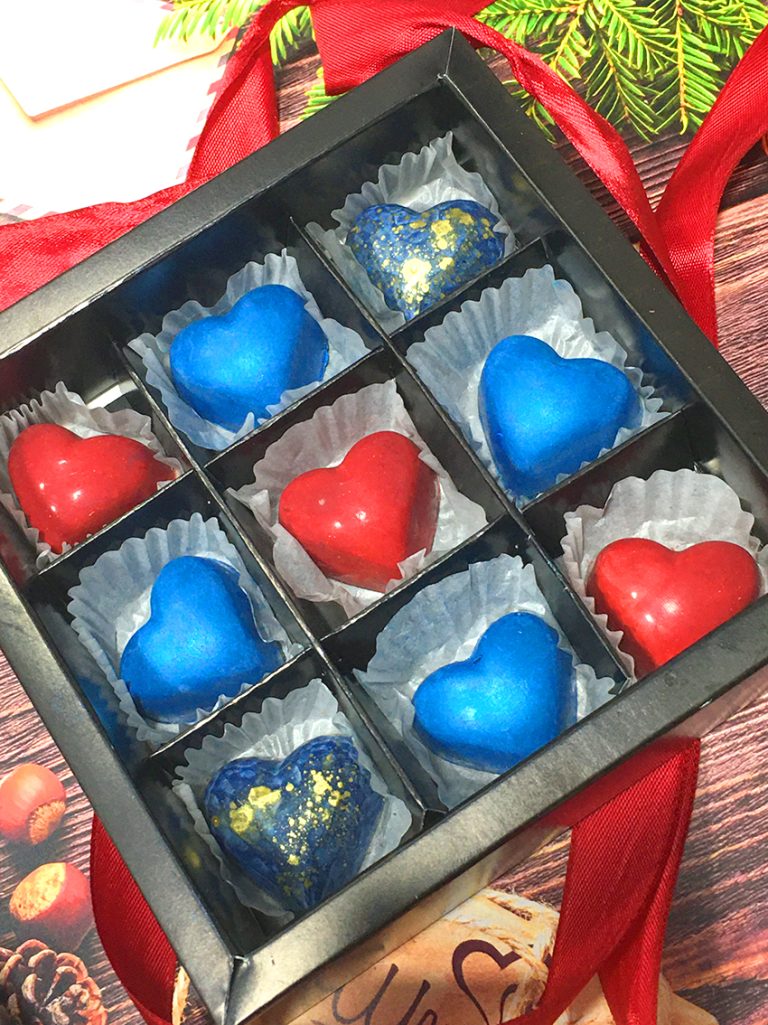 Конфеты 9 штук, темный Бельгийский Шоколад